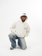 dapperdame™ Off-White Crest Graphic Hoodie