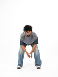 dapperdame™ Blue Fade Oversized Tee
