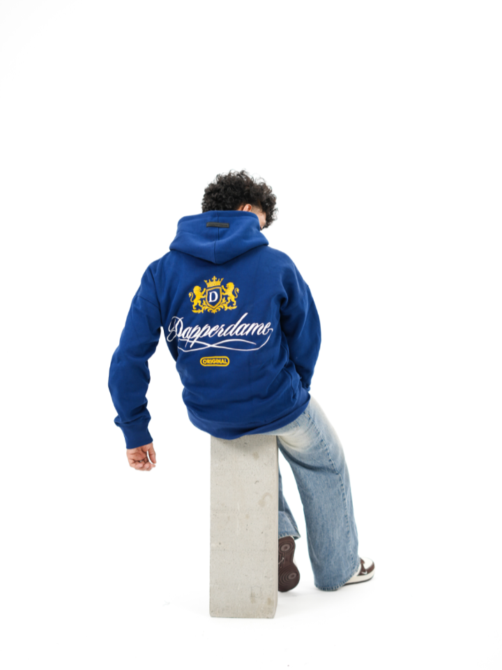 dapperdame™ Blue Crest Graphic Hoodie