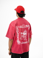 dapperdame™ Crimson Oversized Tee
