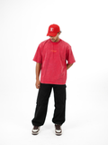 dapperdame™ Crimson Oversized Tee