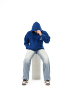 dapperdame™ Blue Crest Graphic Hoodie