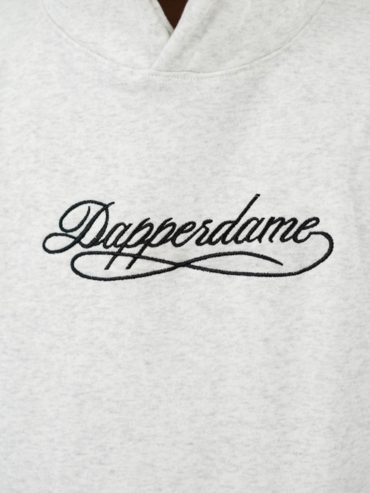 dapperdame™ Grey Logo Hoodie