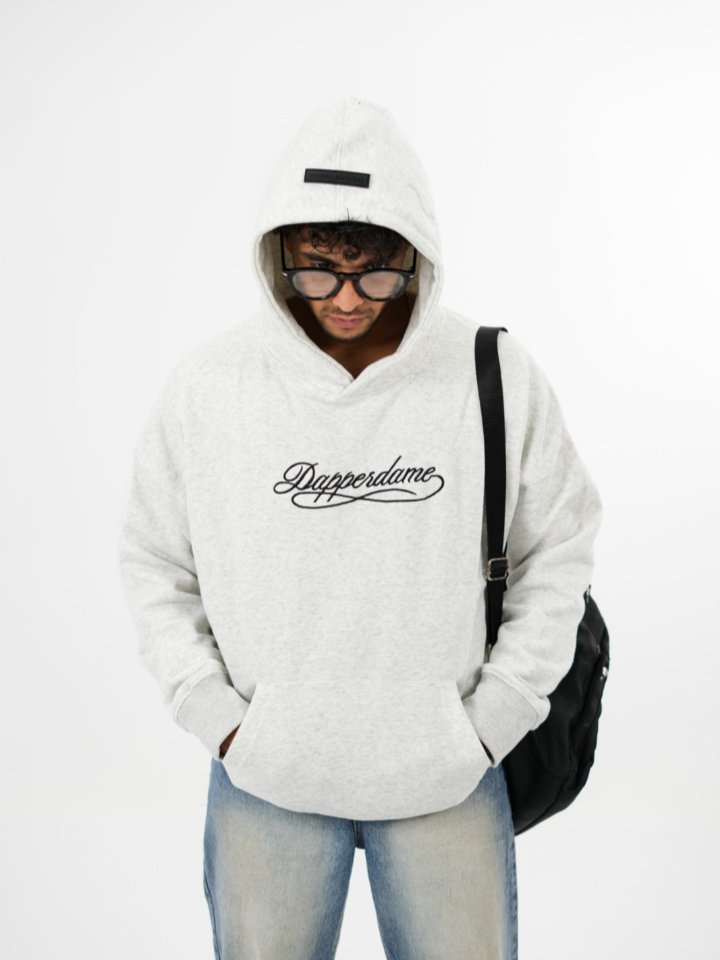 dapperdame™ Grey Logo Hoodie